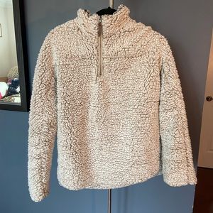 Nordstrom, Sherpa sweater, super warm